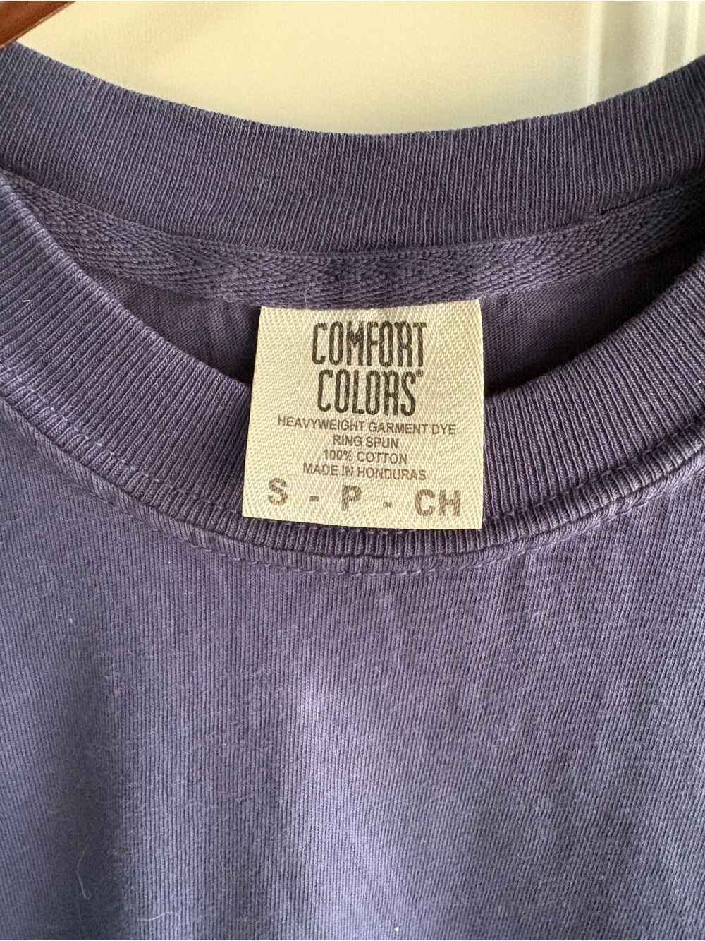 Comfort Colors Washed Indigo Short-Sleeve Crew Tee - Picture 2 of 3